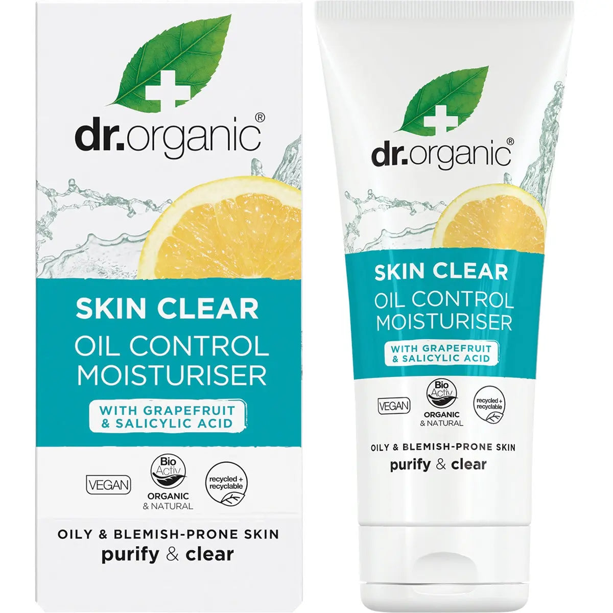 DR ORGANIC Oil Control Moisturiser Skin Clear - Organic Tea Tree 50ml DR ORGANIC