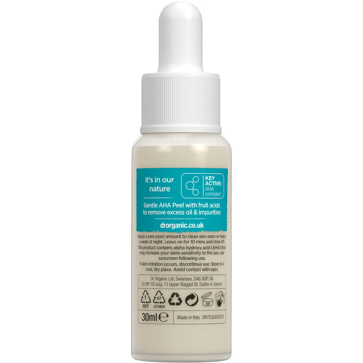 Dr. Organic AHA Peel Skin Clear 30ml - Cutprice Online