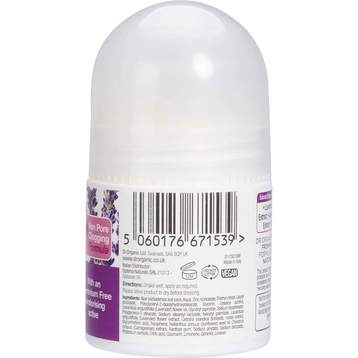 DR ORGANIC Roll-on Deodorant Organic Lavender 50ml DR ORGANIC
