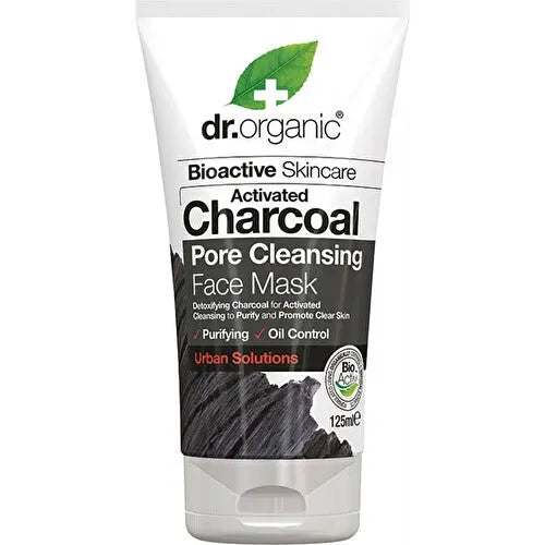 DR ORGANIC Face Mask Activated Charcoal 125ml DR ORGANIC