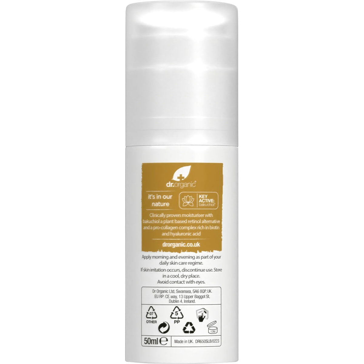 DR ORGANIC Pro Collagen Plus+ Anti-Ageing Moisturiser Bakuchiol 50ml - Cutprice Online