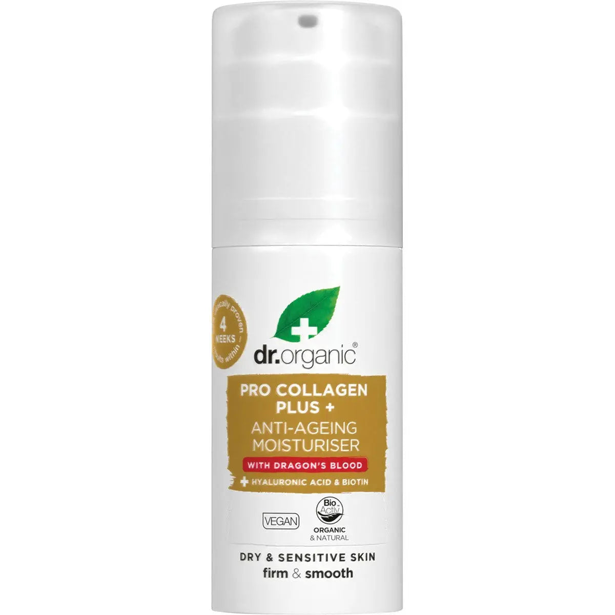 DR ORGANIC Pro Collagen Plus+ Anti Aging Moisturiser With Dragons Blood 50ml DR ORGANIC