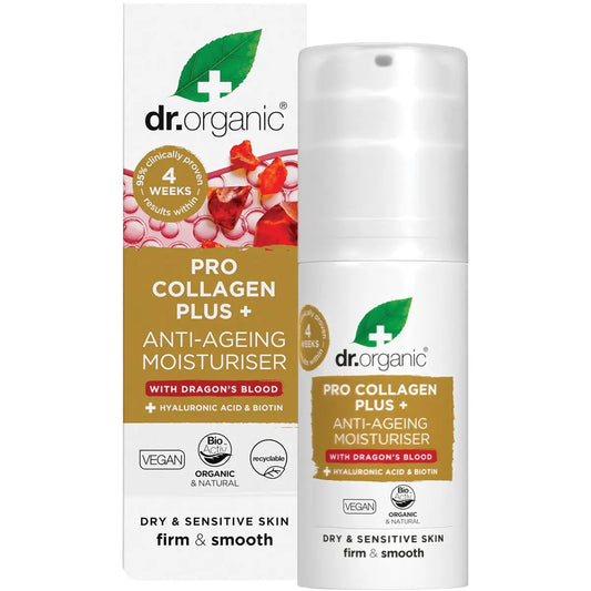 DR ORGANIC Pro Collagen Plus+ Anti Aging Moisturiser With Dragons Blood 50ml DR ORGANIC
