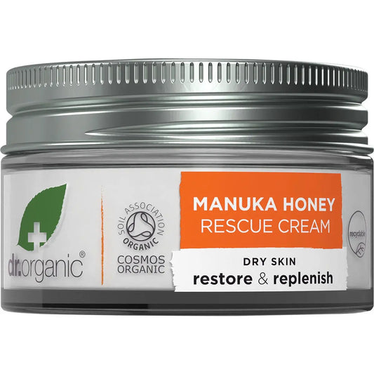 DR ORGANIC Rescue Cream Organic Manuka Honey 50ml DR ORGANIC