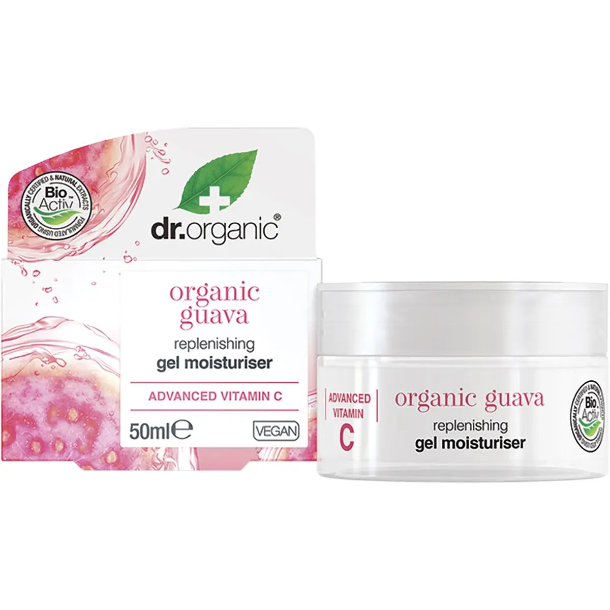 DR ORGANIC Gel Moisturiser Organic Guava 50ml DR ORGANIC