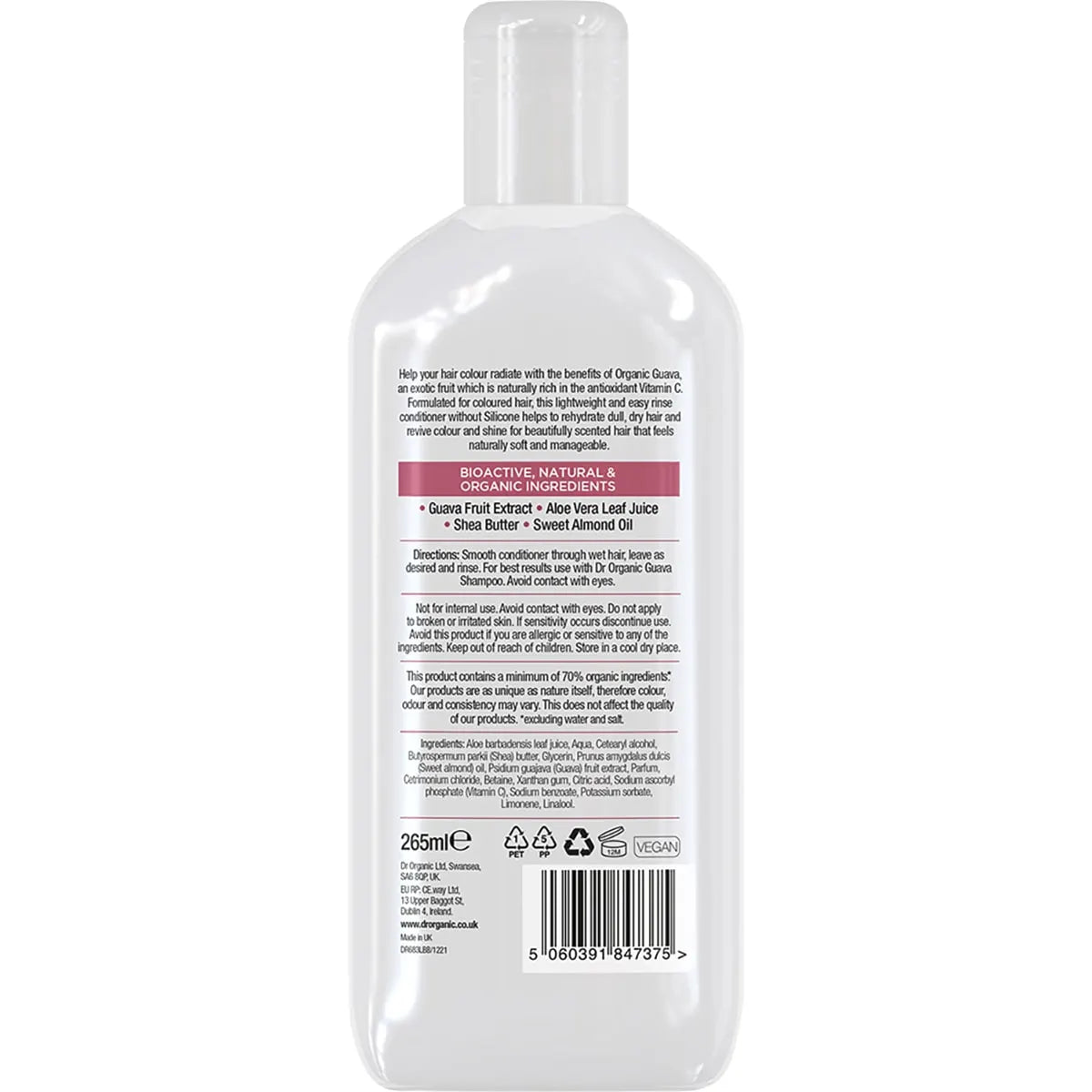 DR ORGANIC Conditioner Organic Guava 265ml DR ORGANIC