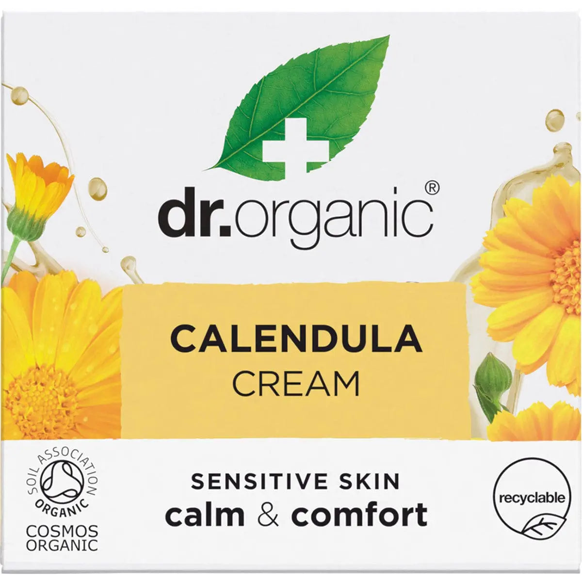 DR ORGANIC Fragrance Free Skin Moisturiser Organic Calendula 50ml DR ORGANIC