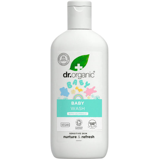 DR ORGANIC Unfragranced Top To Toe Baby Wash Organic Calendula 250ml DR ORGANIC