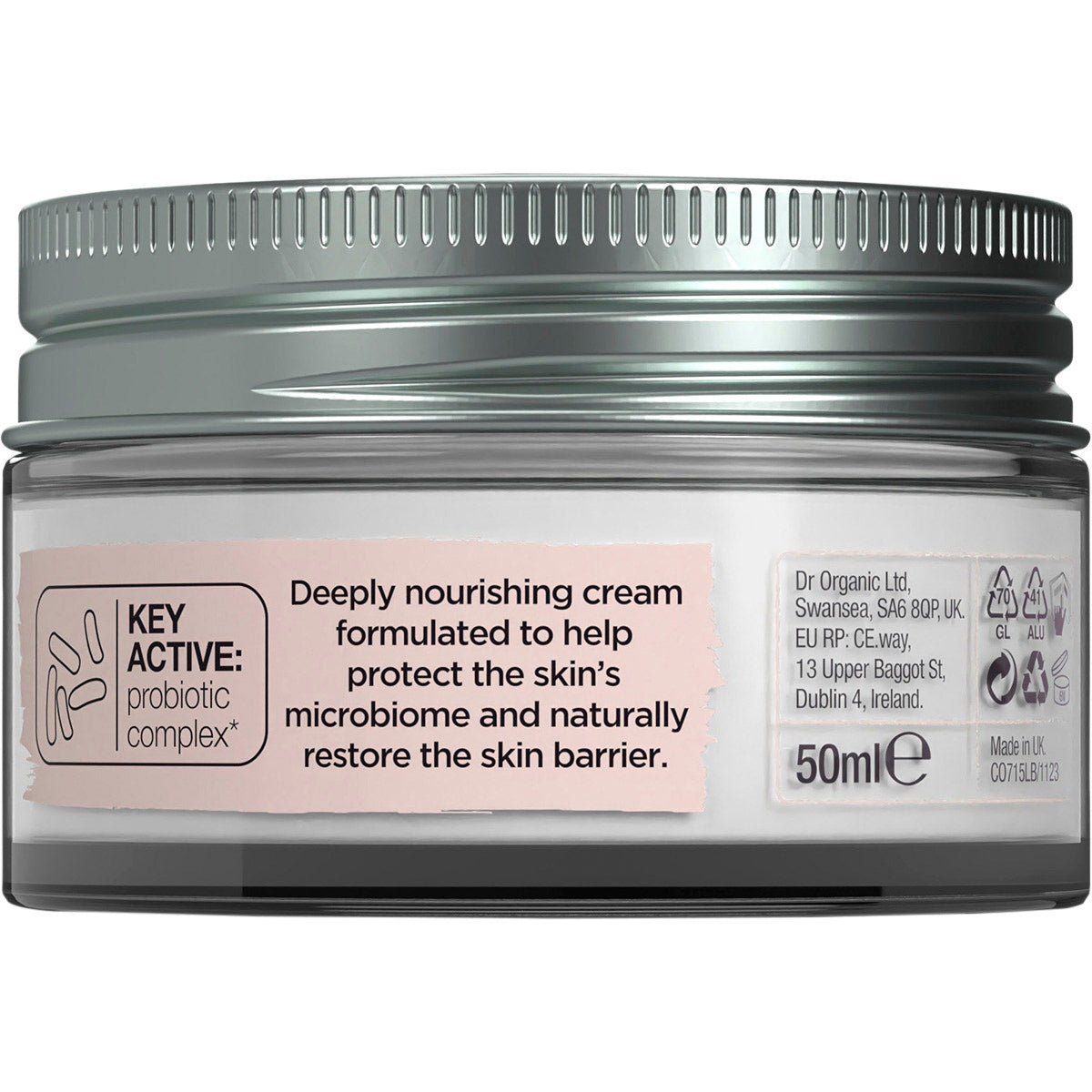 Dr Organic Skin Calm Probiotic Concentrated Cream 50ml - Cutprice Online