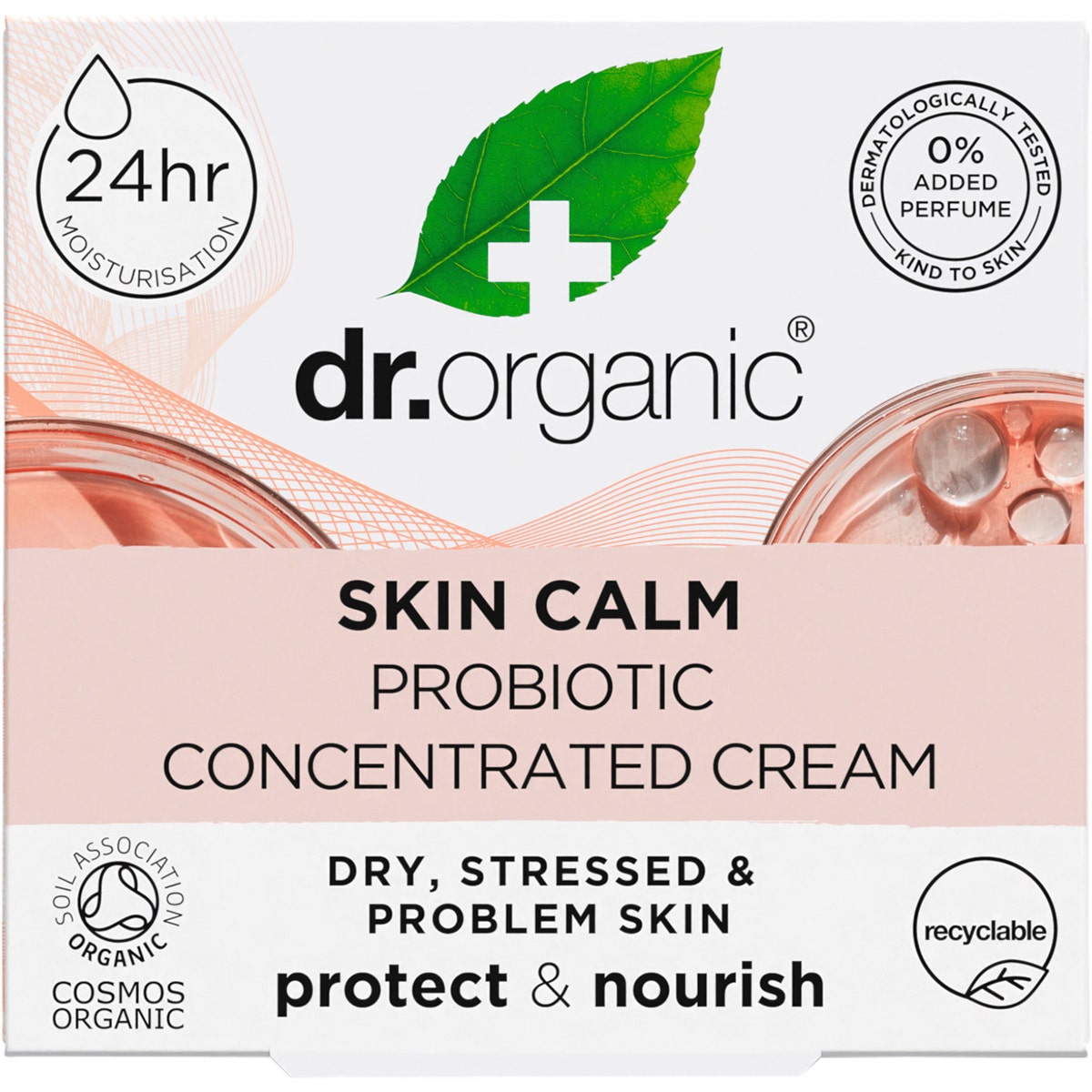 Dr Organic Skin Calm Probiotic Concentrated Cream 50ml - Cutprice Online