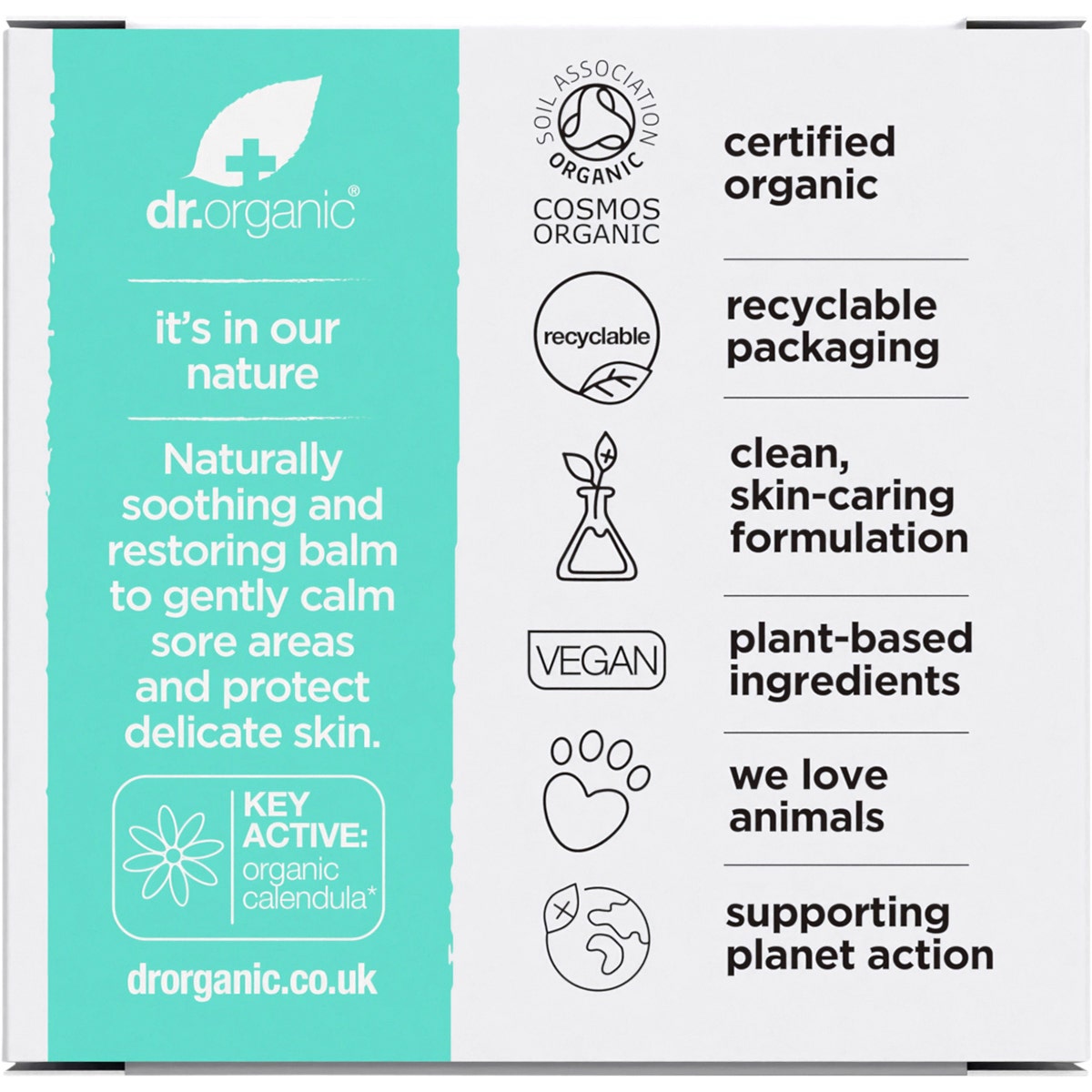 Dr Organic Baby Bum Balm Nappy Change With Calendula 35g - Cutprice Online