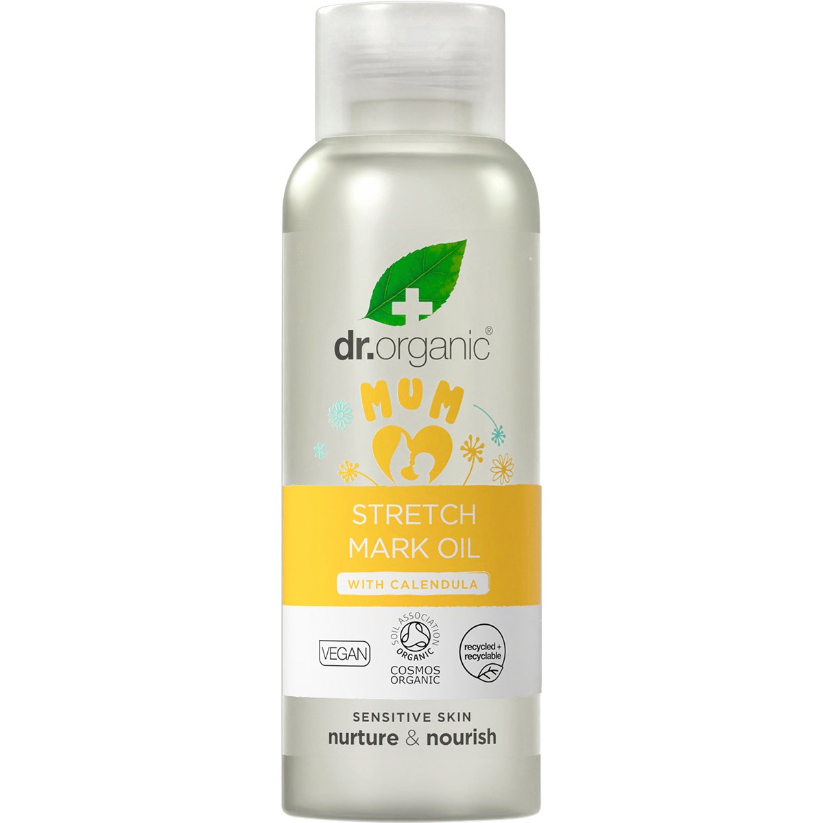 Dr Organic Mum Stretch Mark Oil With Calendula 100ml - Cutprice Online