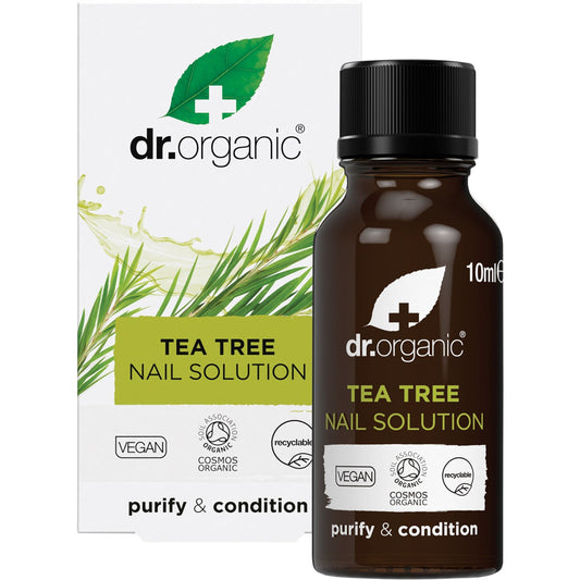 Dr Organic Tea Tree Nail Solution 10ml - Cutprice Online