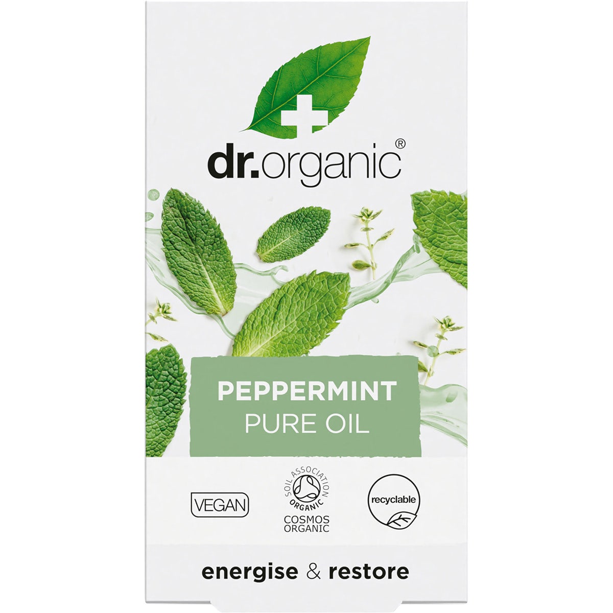 Dr Organic Peppermint Oil 100% Pure 10ml - Cutprice Online