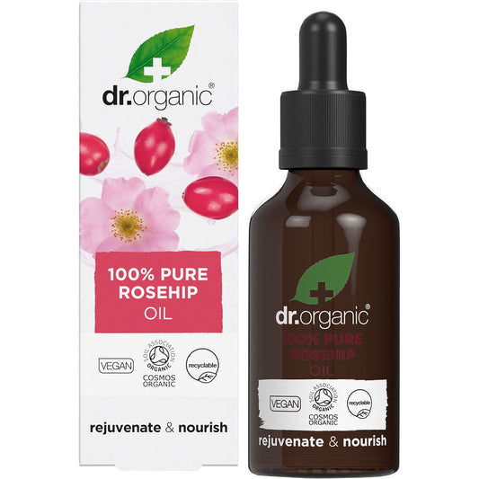 Dr Organic Rosehip Oil 100% Pure 50ml - Cutprice Online