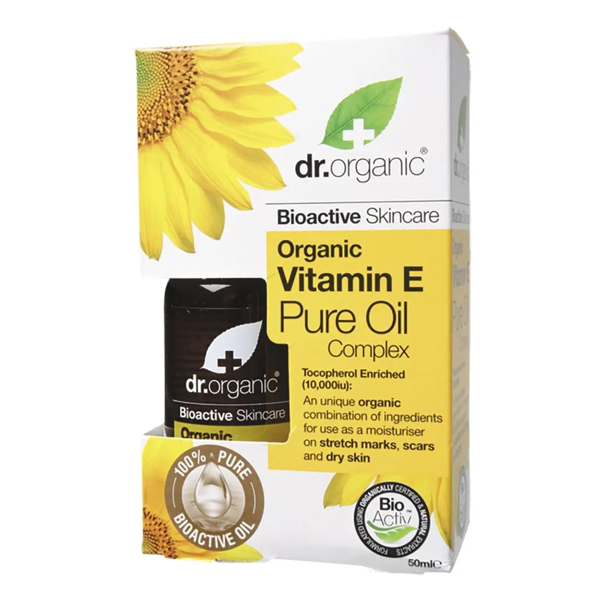 DR ORGANIC Pure Oil Organic Vitamin E 50ml DR ORGANIC