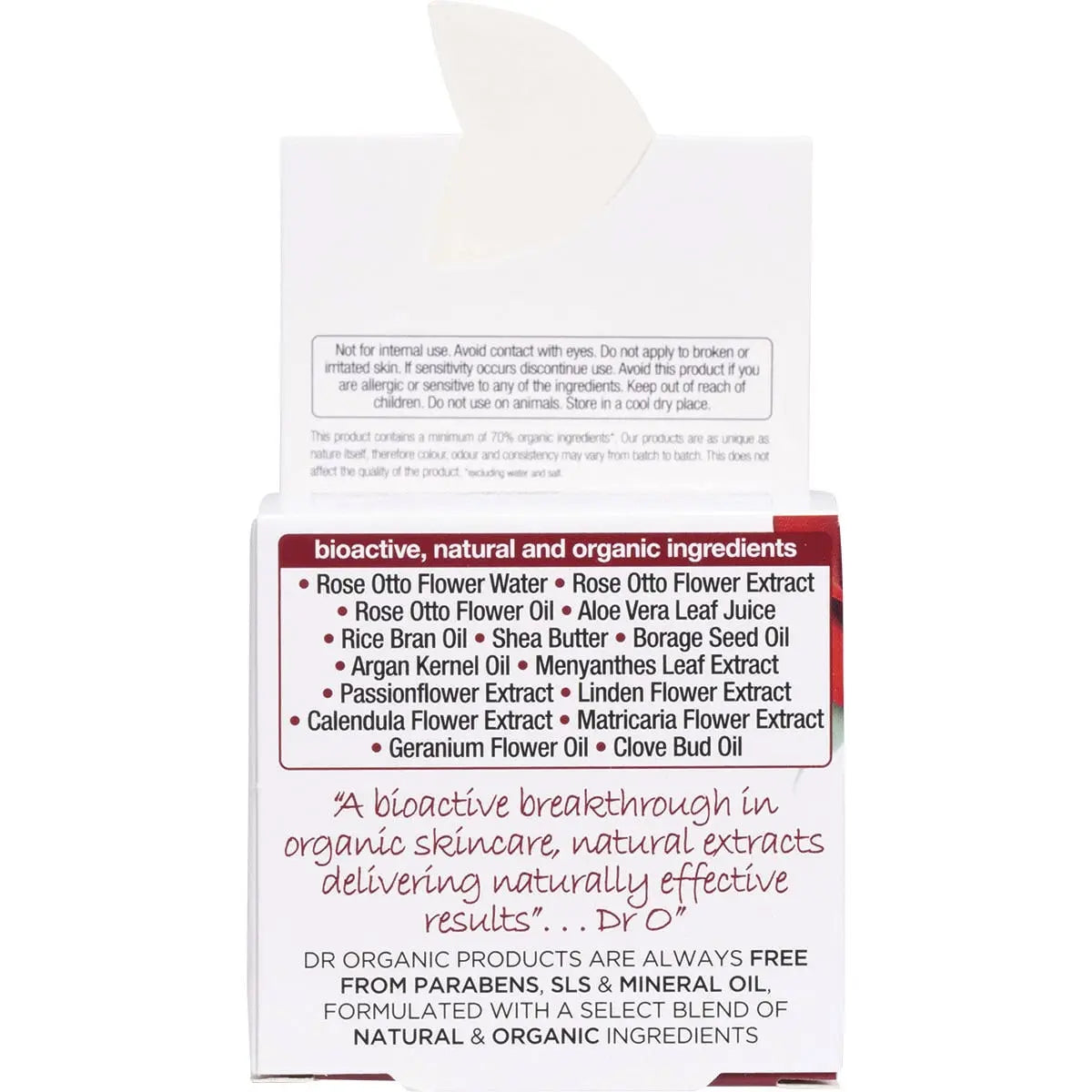 DR ORGANIC Day Cream Organic Rose Otto 50ml DR ORGANIC