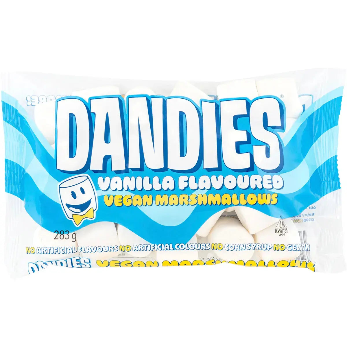 DANDIES Vegan Vanilla Marshmallows Regular Size 283g DANDIES