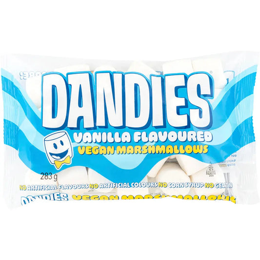 DANDIES Vegan Vanilla Marshmallows Regular Size 283g DANDIES