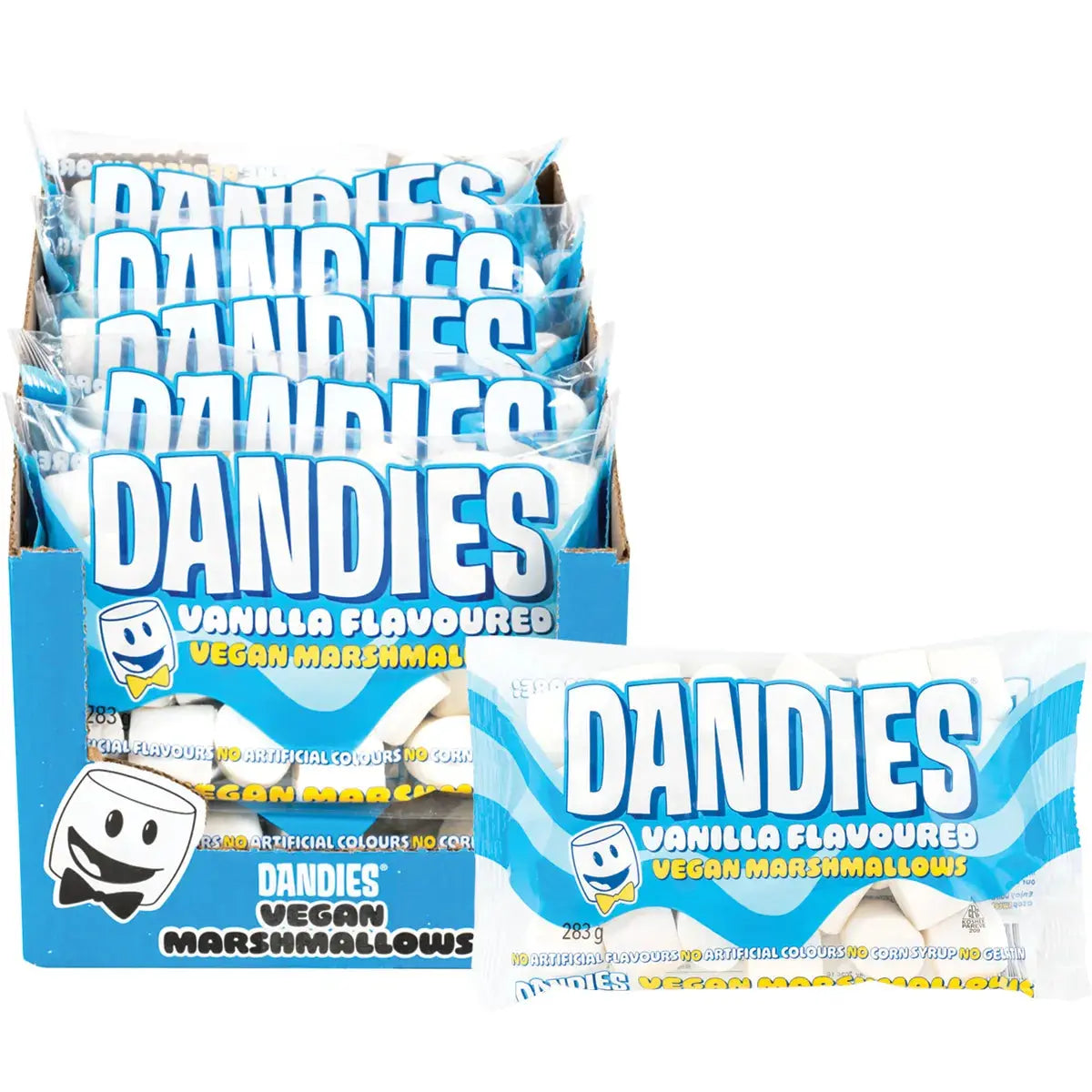 DANDIES Vegan Vanilla Marshmallows Regular Size 283g DANDIES