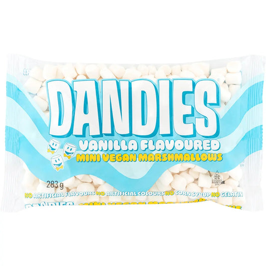 DANDIES Vegan Vanilla Marshmallows Mini Size 283g DANDIES