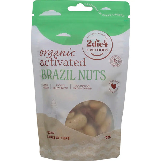 2die4 Live Foods Organic Activated Brazil Nuts 120g 2DIE4 LIVE FOODS