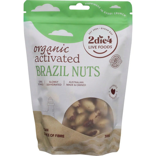 2die4 Live Foods Organic Activated Brazil Nuts 300g 2DIE4 LIVE FOODS