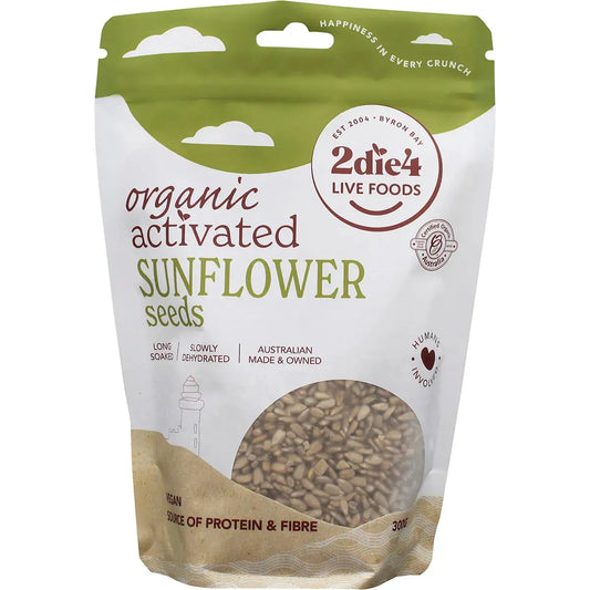 2die4 Live Foods Organic Activated Sunflower Seed 300g 2DIE4 LIVE FOODS