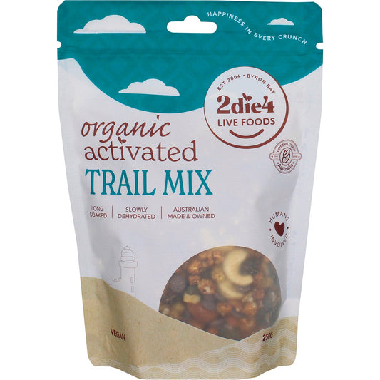 2die4 Live Foods Organic Activated Trail Mix 250g 2DIE4 LIVE FOODS