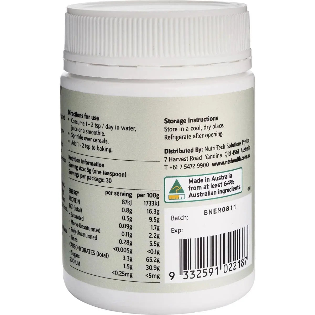 NTS HEALTH Digest-Ease Probiotic 150g NTS HEALTH
