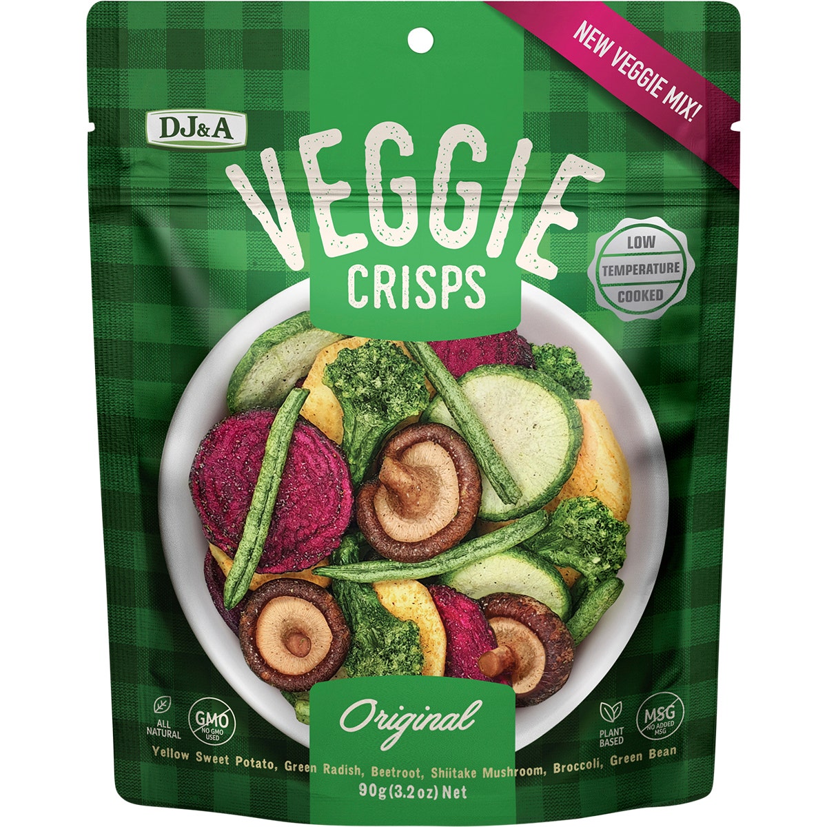 DJ&A Veggie Crisps Original 9x90g - Cutprice Online
