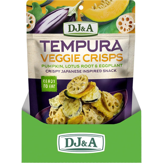 DJ&A Tempura Veggie Crisps 9x70g - Cutprice Online