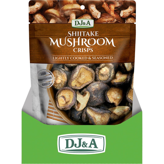 DJ&A Shiitake Mushroom Crisps 9x65g - Cutprice Online