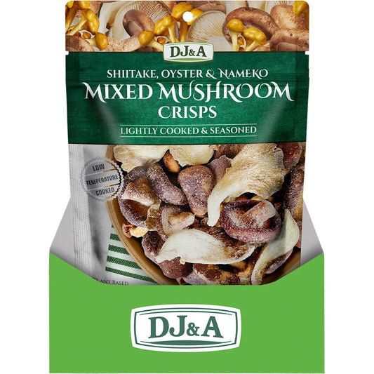 DJ&A Mixed Mushroom Crisps 9x65g - Cutprice Online