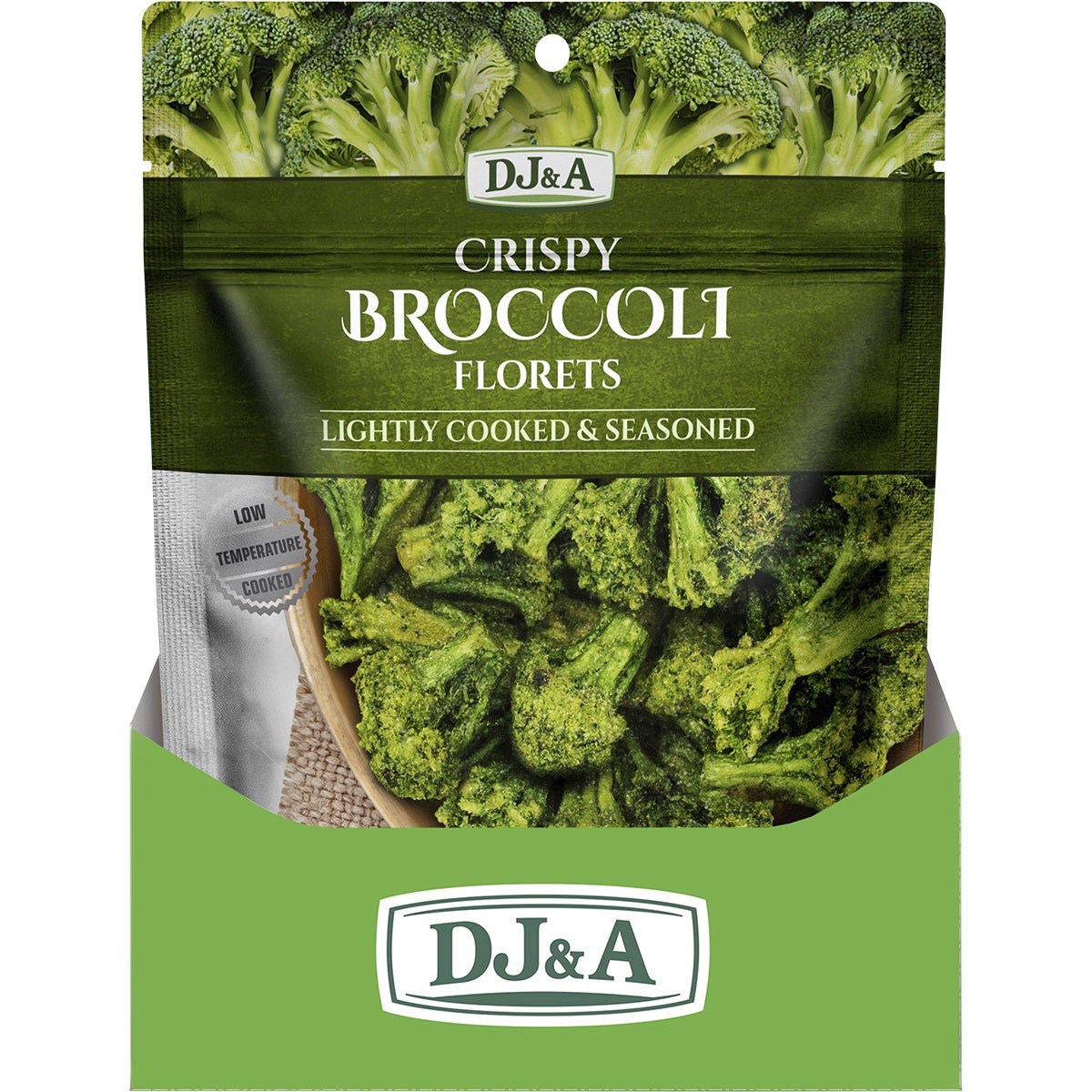 DJ&A Crispy Broccoli Florets 12x25g - Cutprice Online