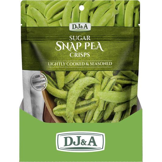 DJ&A Sugar Snap Pea Crisps 10x30g - Cutprice Online
