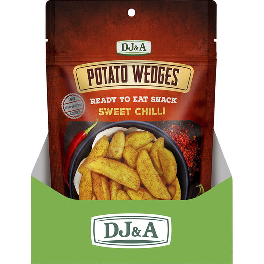 DJ&A Potato Wedges Sweet Chilli 9x100g - Cutprice Online