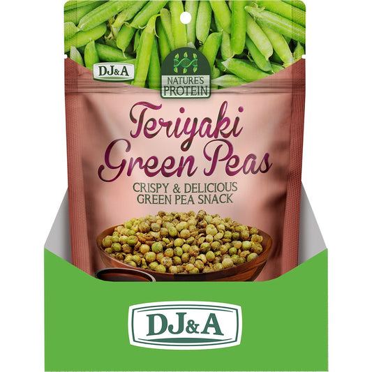 DJ&A Nature's Protein Teriyaki Green Peas 12x75g - Cutprice Online