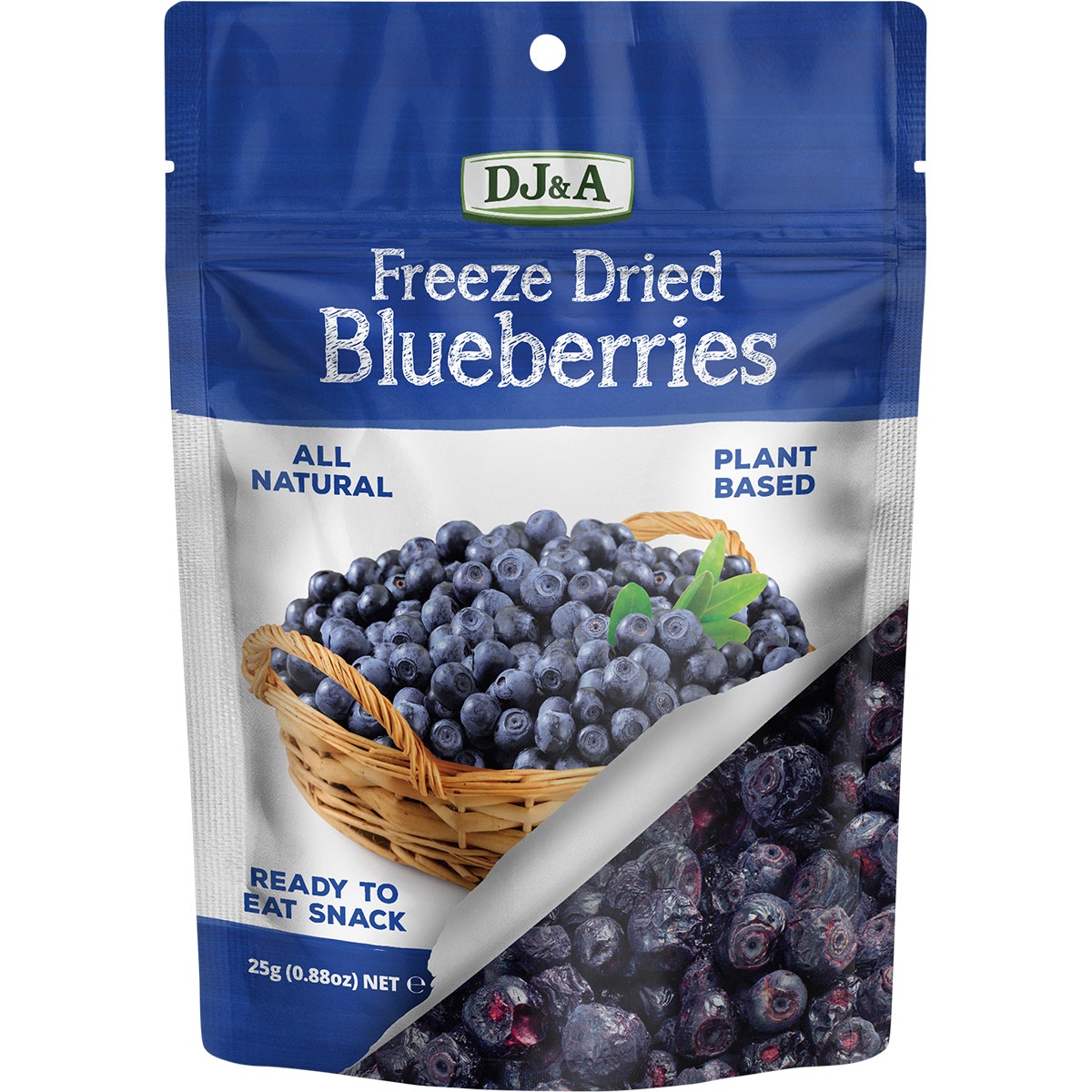 DJ&A Freeze Dried Blueberries 10x25g - Cutprice Online