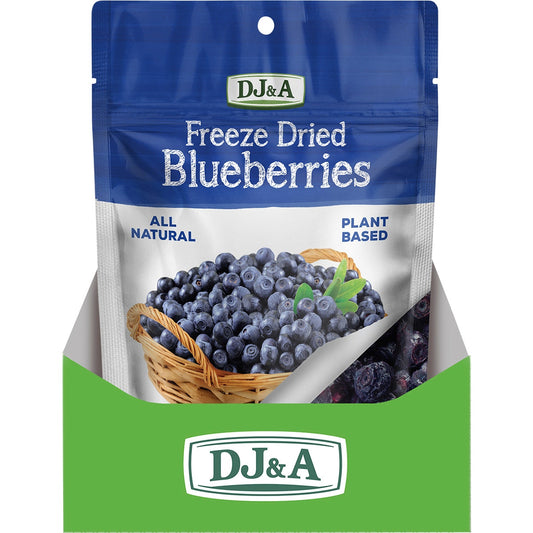DJ&A Freeze Dried Blueberries 10x25g - Cutprice Online