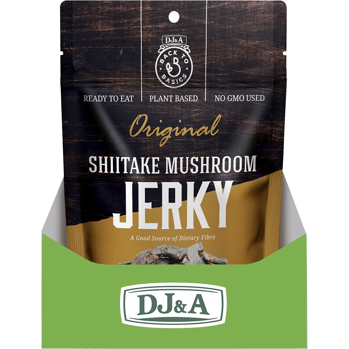 DJ&A Shiitake Mushroom Jerky Original 12x60g - Cutprice Online