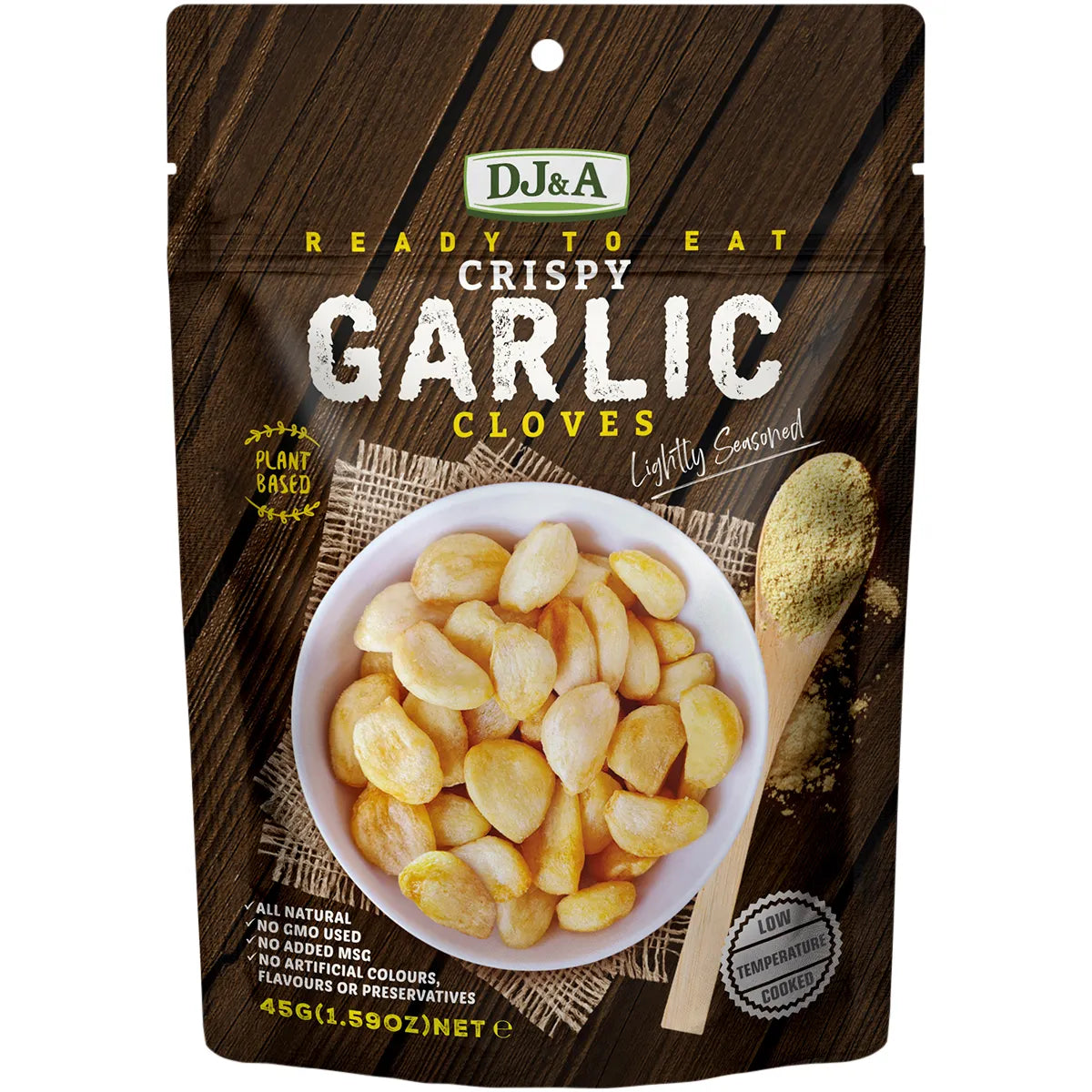 DJ&A Crispy Garlic Cloves 12x45g - Cutprice Online