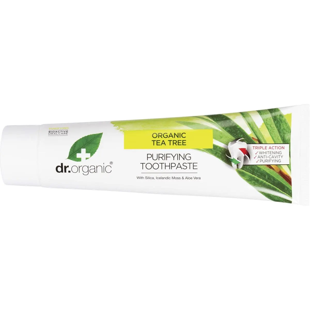DR ORGANIC Toothpaste (Purifying) Organic Tea Tree 100ml DR ORGANIC