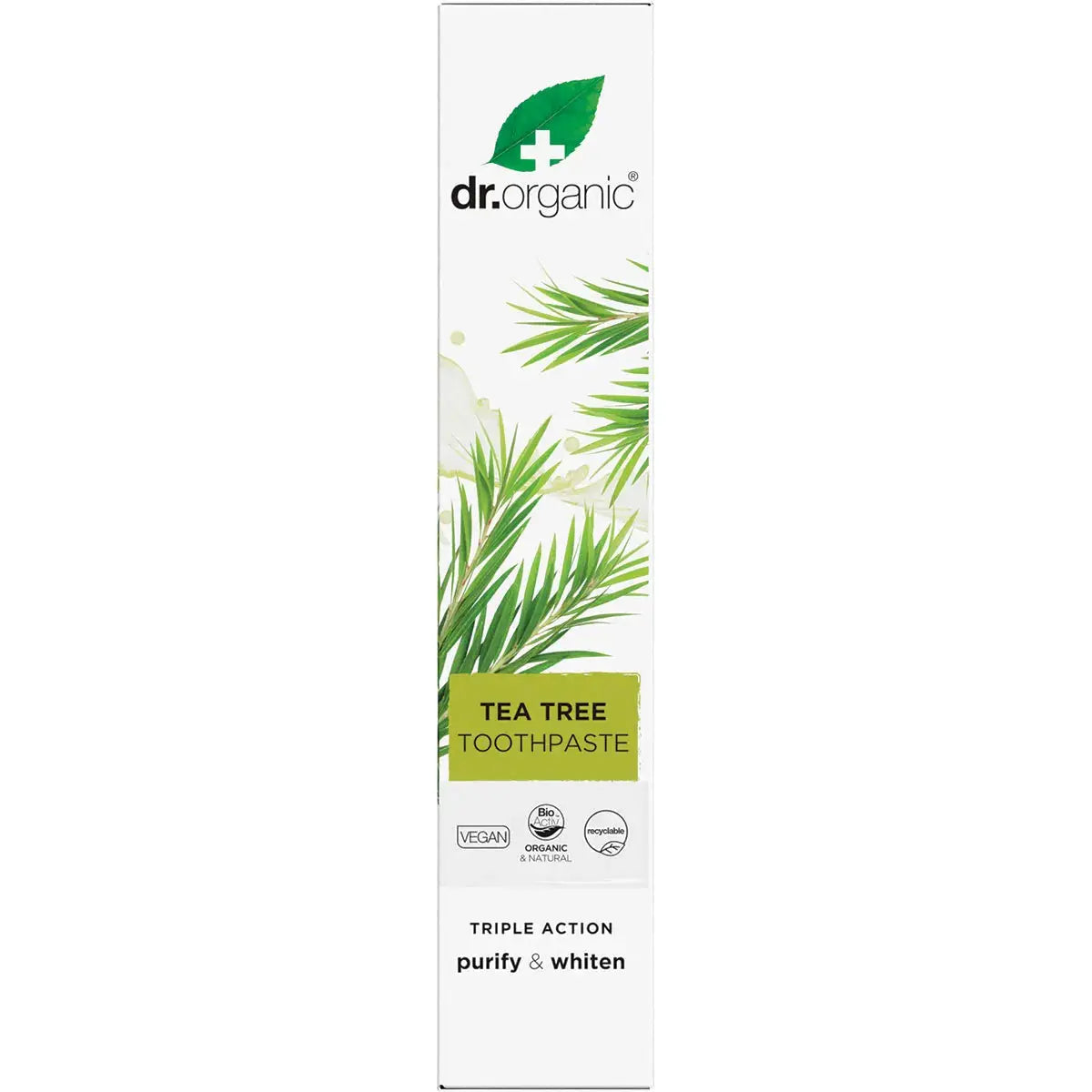 DR ORGANIC Toothpaste (Purifying) Organic Tea Tree 100ml DR ORGANIC