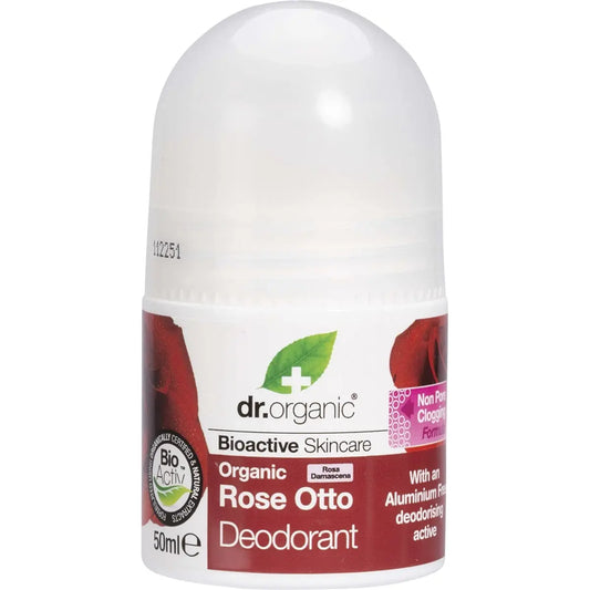 DR ORGANIC Roll-on Deodorant Organic Rose Otto 50ml DR ORGANIC