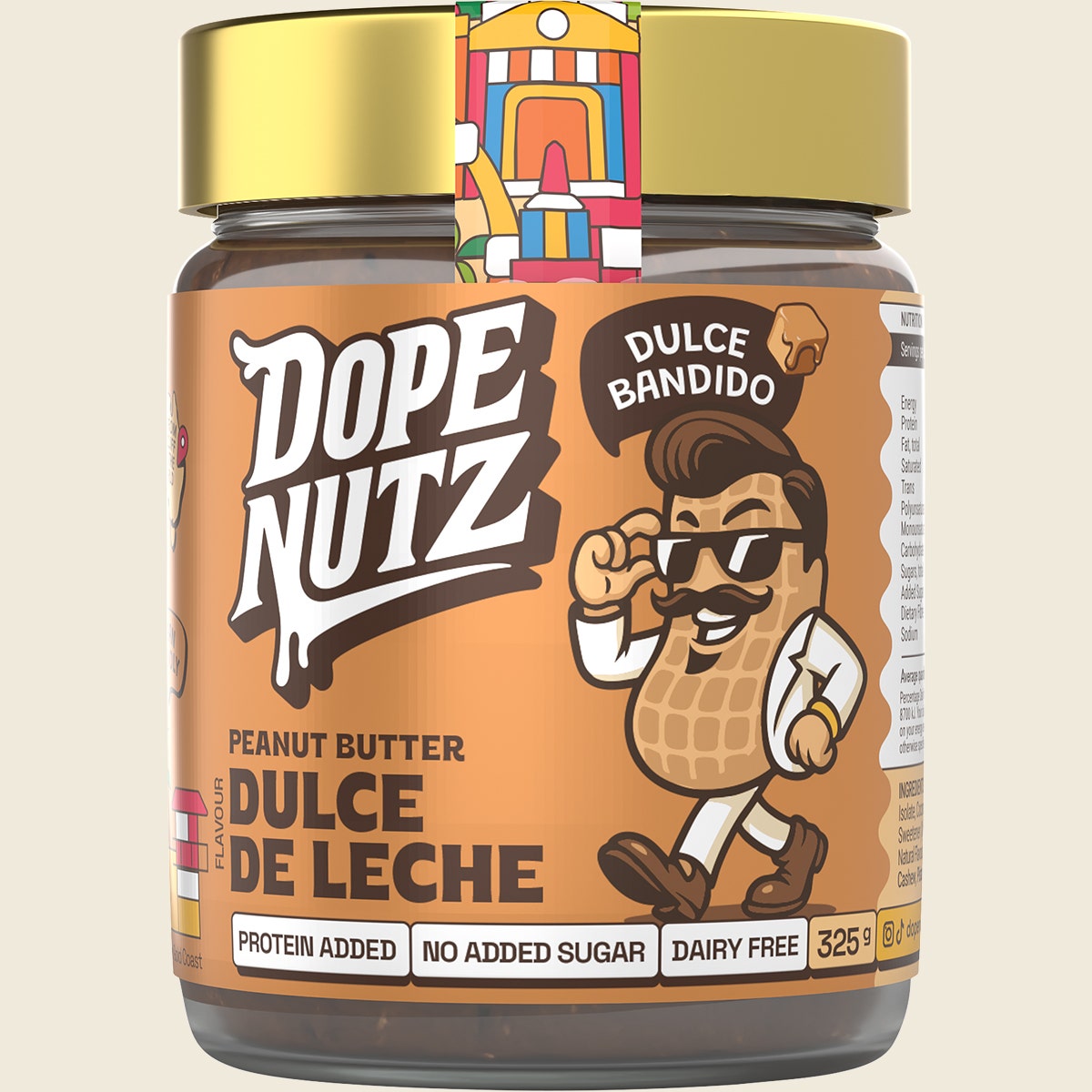 Dope Nutz Peanut Butter Dulce De Leche 325g