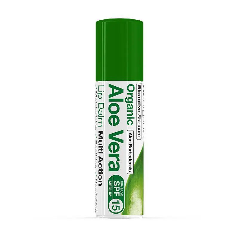DR ORGANIC Lip Balm - SPF 15 Organic Aloe Vera 5.7ml DR ORGANIC