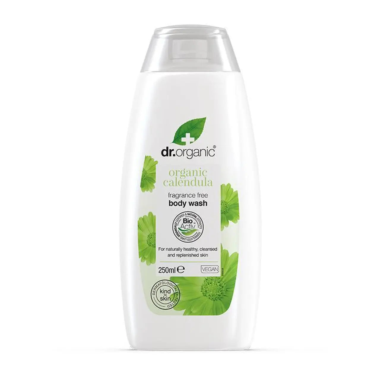 DR ORGANIC Fragrance Free Body Wash Organic Calendula 250ml DR ORGANIC