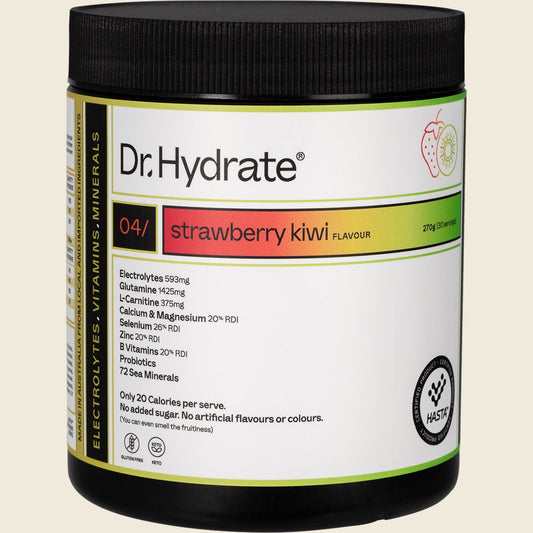 Dr. Hydrate All-In-One Hydration Drink Hasta Cert Strawberry Kiwi 270g
