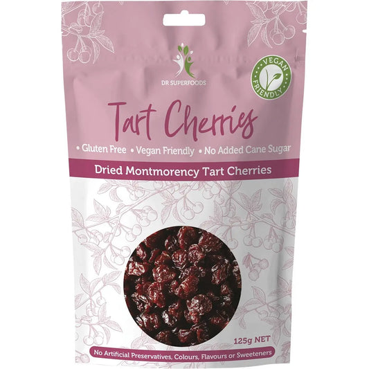 DR SUPERFOODS Dried Tart Cherries 125g DR SUPERFOODS